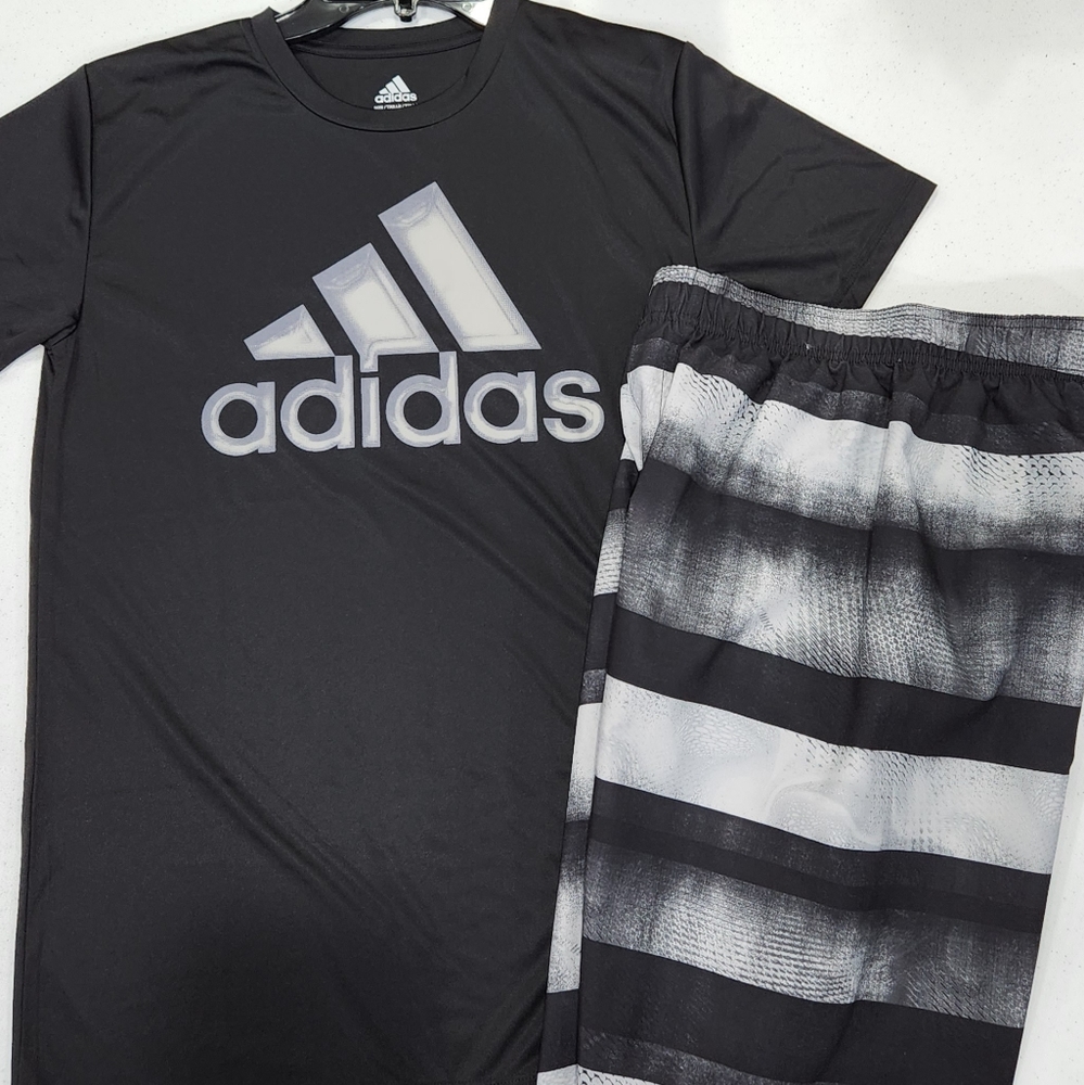 🆕️ Adidas Tee & Under Armour Swim Trunks